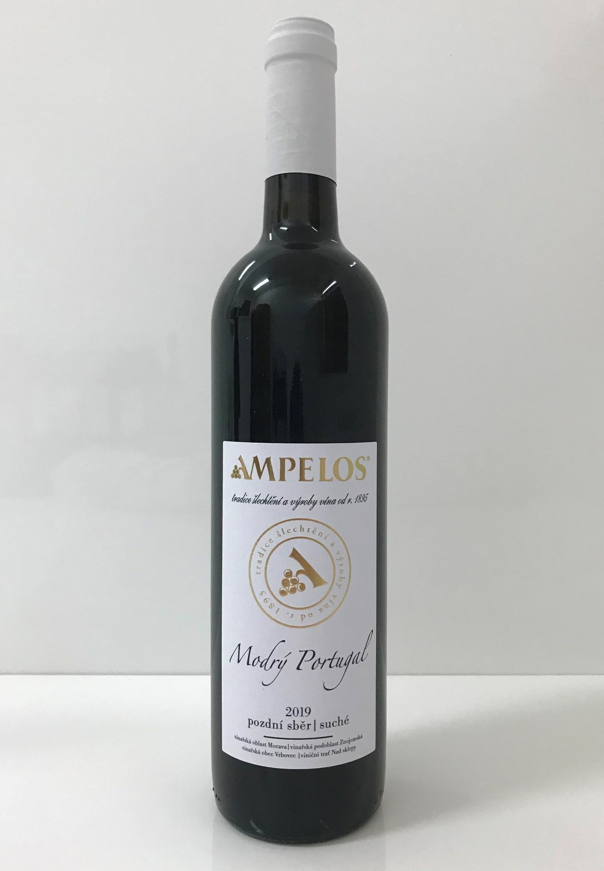 Víno červené Modrý Portugal PS 2019 Ampelos (tiché víno) 0,75l